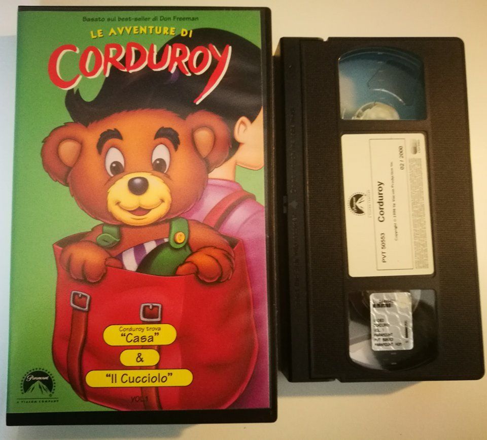 TeknoFilm - VHS – LE AVVENTURE DI CORDUROY Volume 1 di A.A.V.V. (1996) - PARAMOUNT (INEDITO IN DVD)
