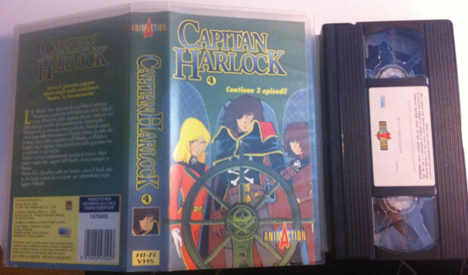 TeknoFilm - VHS – CAPITAN HARLOCK Volume 4 di Rintarō (1978) - MEDUSA TeknoFilm - VHS – CAPITAN HARLOCK Volume 4 di Rintarō (1978) - MEDUSA
