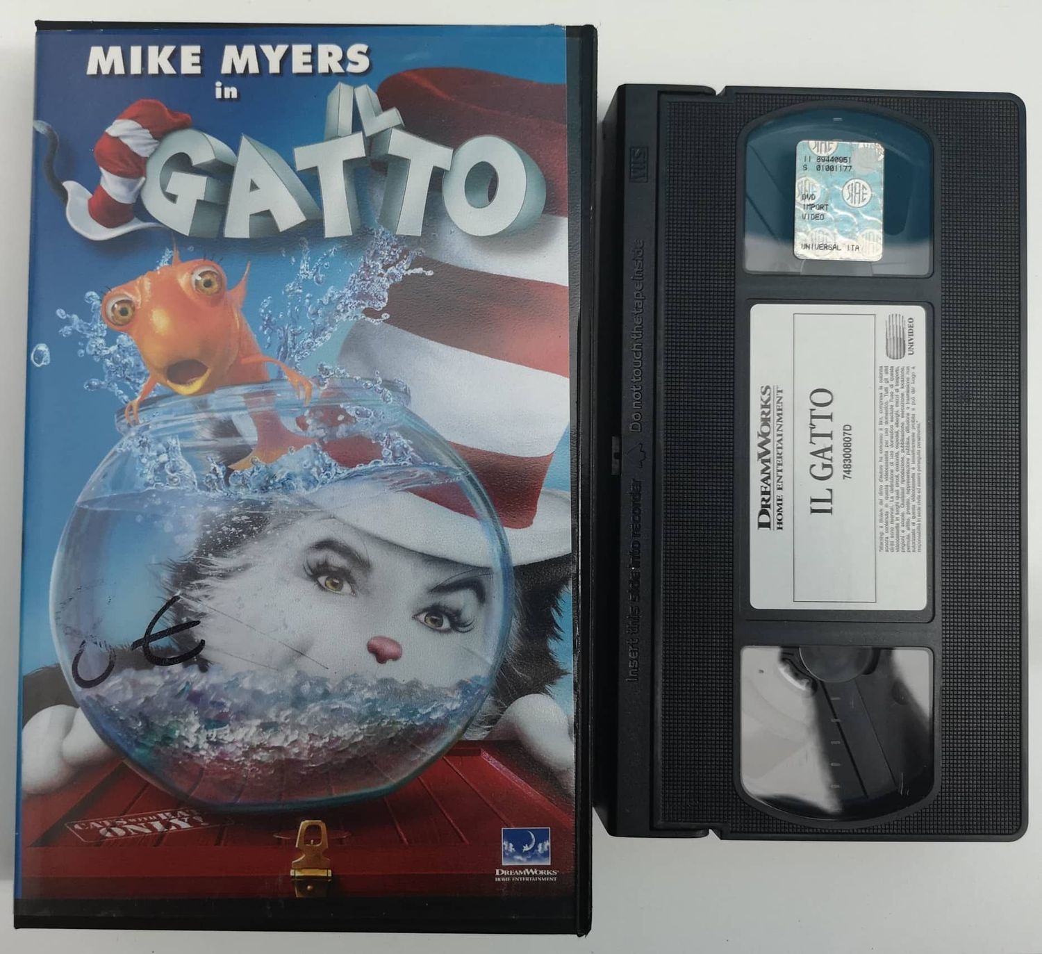 TeknoFilm - VHS – IL GATTO di Bo Welch (2003) - DREAMWORKS