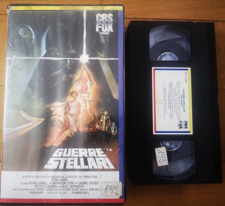 TeknoFilm – VHS – STAR WARS IV - GUERRE STELLARI di George Lucas (1977) - CBS FOX