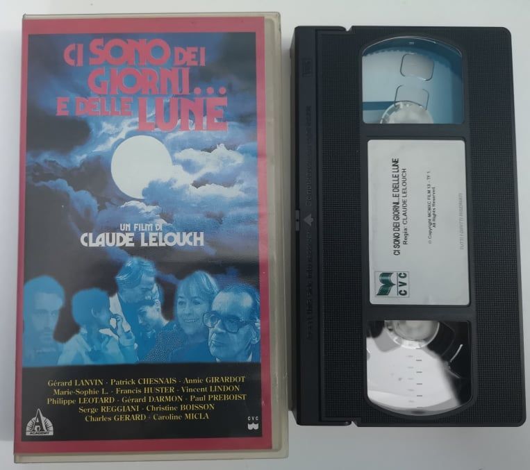 TeknoFilm - VHS – CI SONO DEI GIORNI E DELLE LUNE di Claude Lelouch (1990) - PANARECORD (INEDITO IN DVD)