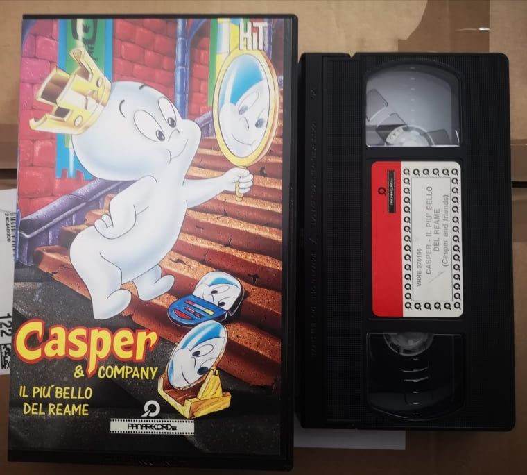 TeknoFilm - VHS – CASPER & COMPANY - IL BELLO DEL REAME di I. Sparber e Seymour Kneitel (1956) - PANARECORD (INEDITO IN DVD)