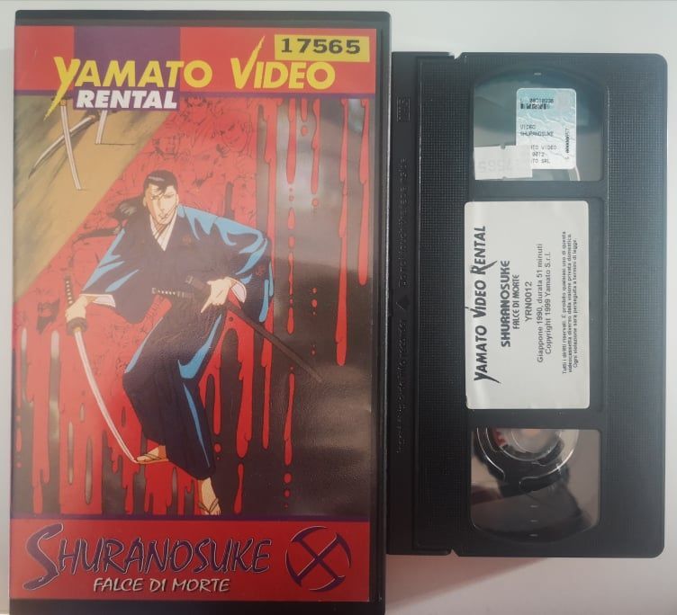 TeknoFilm - VHS – SHURANOSUKE - FALCE DI MORTE di Osamu Dezaki (1990) - YAMATO VIDEO (INEDITO IN DVD)
