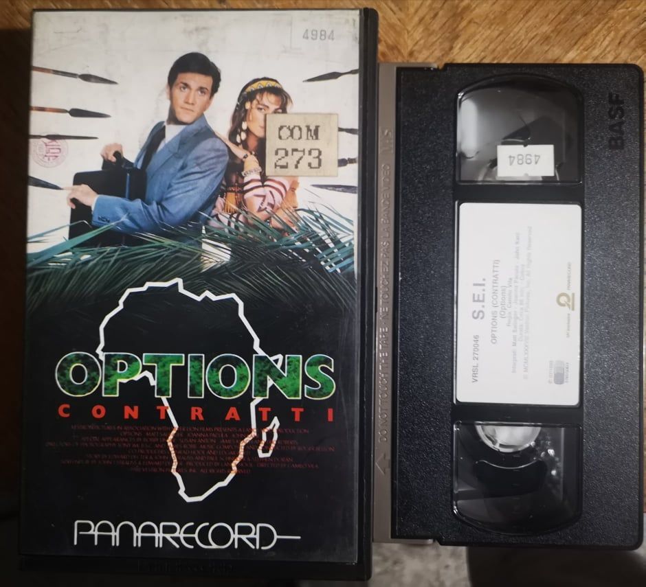 TeknoFilm - VHS – OPTIONS - CONTRATTI di Camilo Vila (1988) - PANARECORD TeknoFilm - VHS – OPTIONS - CONTRATTI di Camilo Vila (1988) - PANARECORD