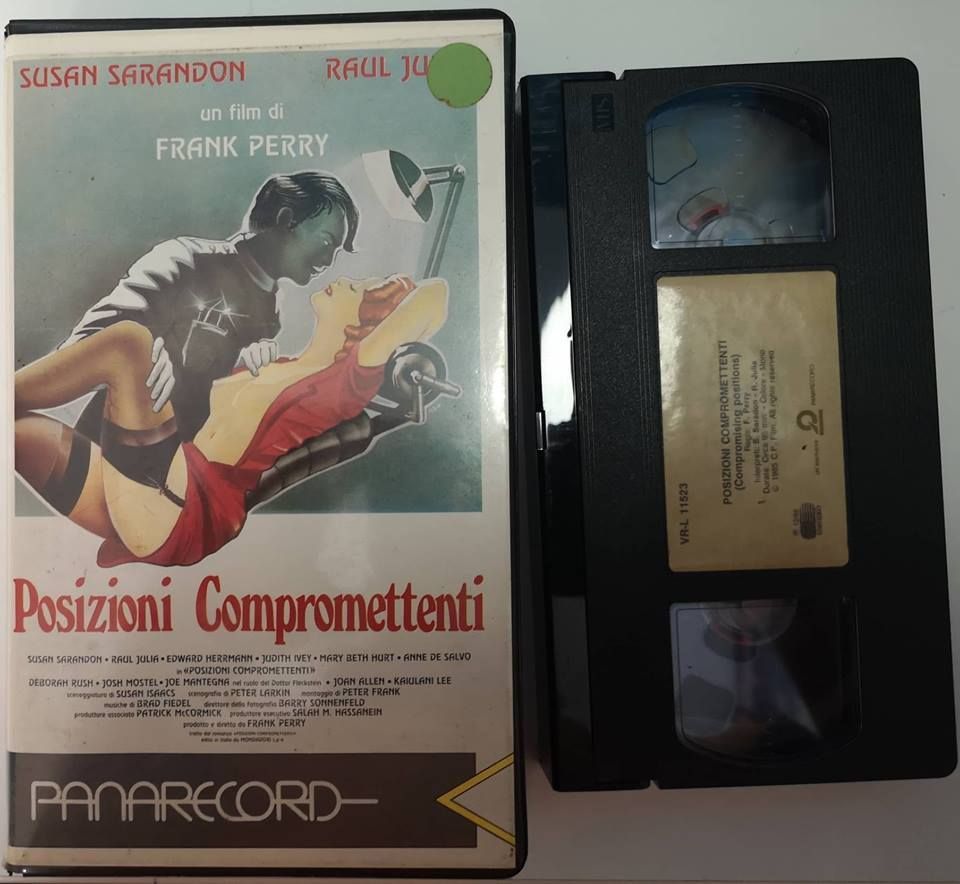 TeknoFilm - VHS – POSIZIONI COMPROMETTENTI di Frank Perry (1985) - PANARECORD (INEDITO IN DVD)