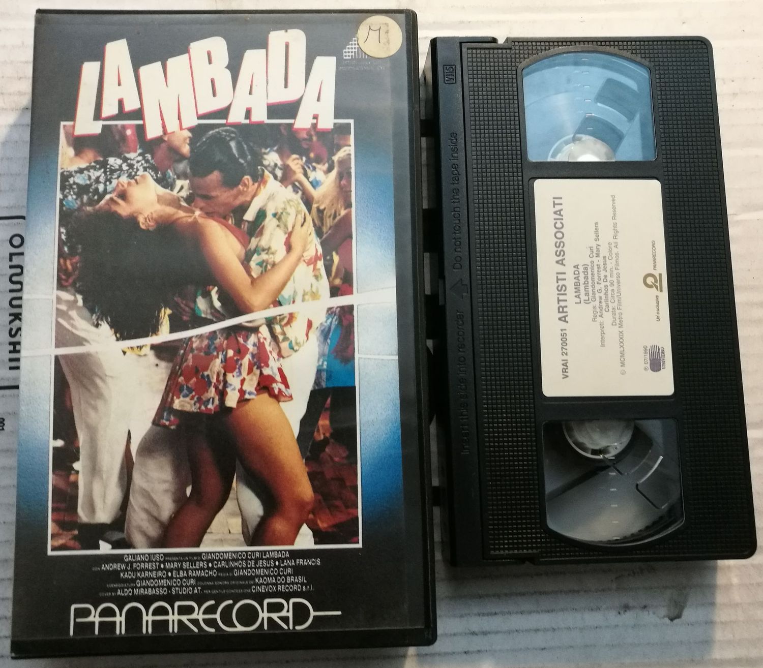 TeknoFilm - VHS – LAMBADA di Giandomenico Curi (1990) - PANARECORD (INEDITO IN DVD)