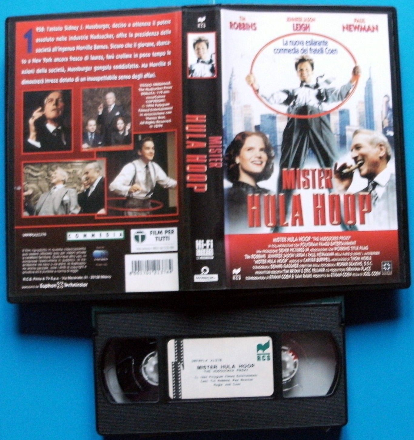 TeknoFilm - VHS – MISTER HULA HOOP di Joel Coen (1994) - RCS TeknoFilm - VHS – MISTER HULA HOOP di Joel Coen (1994) - RCS