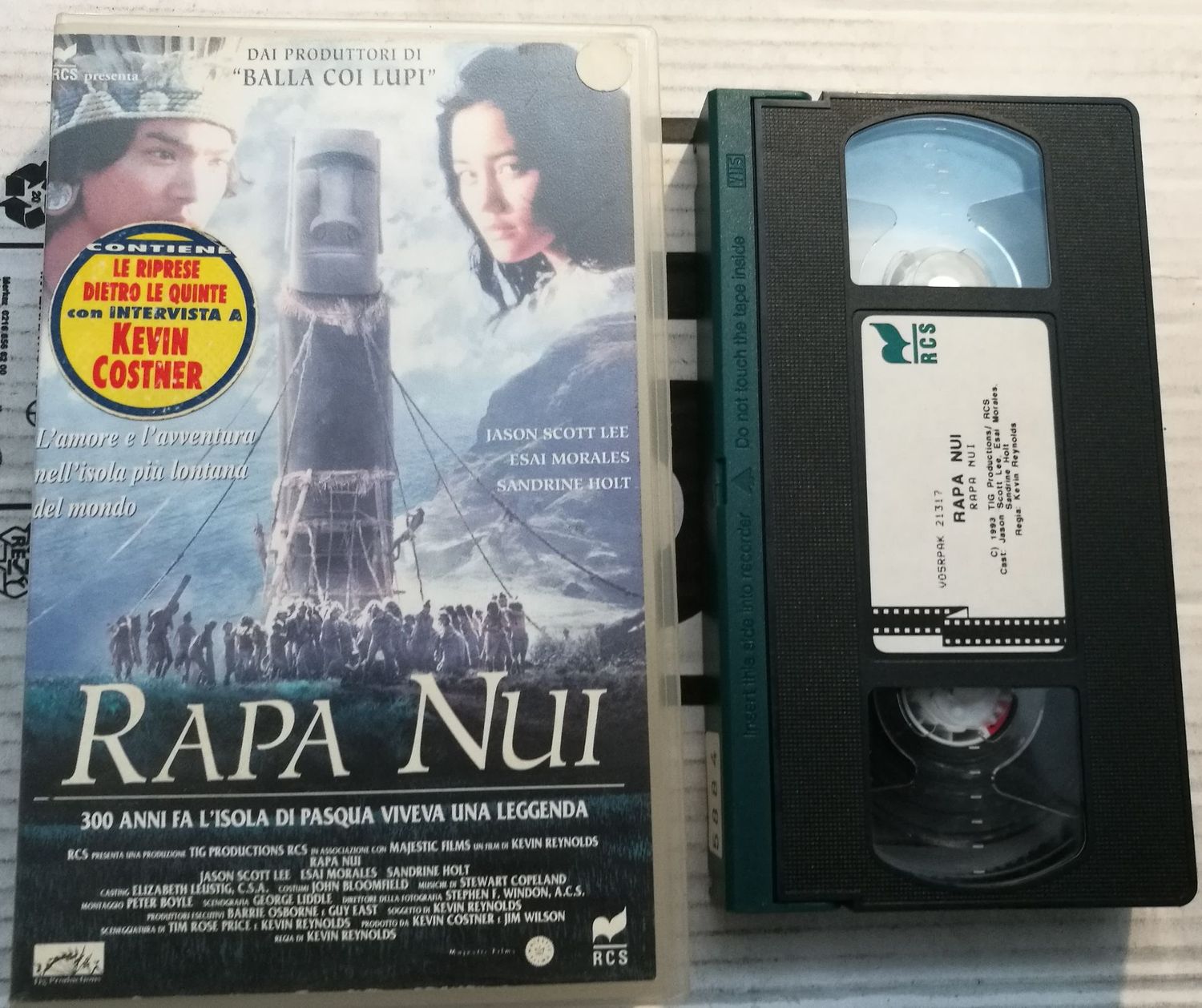 TeknoFilm - VHS – RAPA NUI di Kevin Reynolds (1994) - RCS TeknoFilm - VHS – RAPA NUI di Kevin Reynolds (1994) - RCS