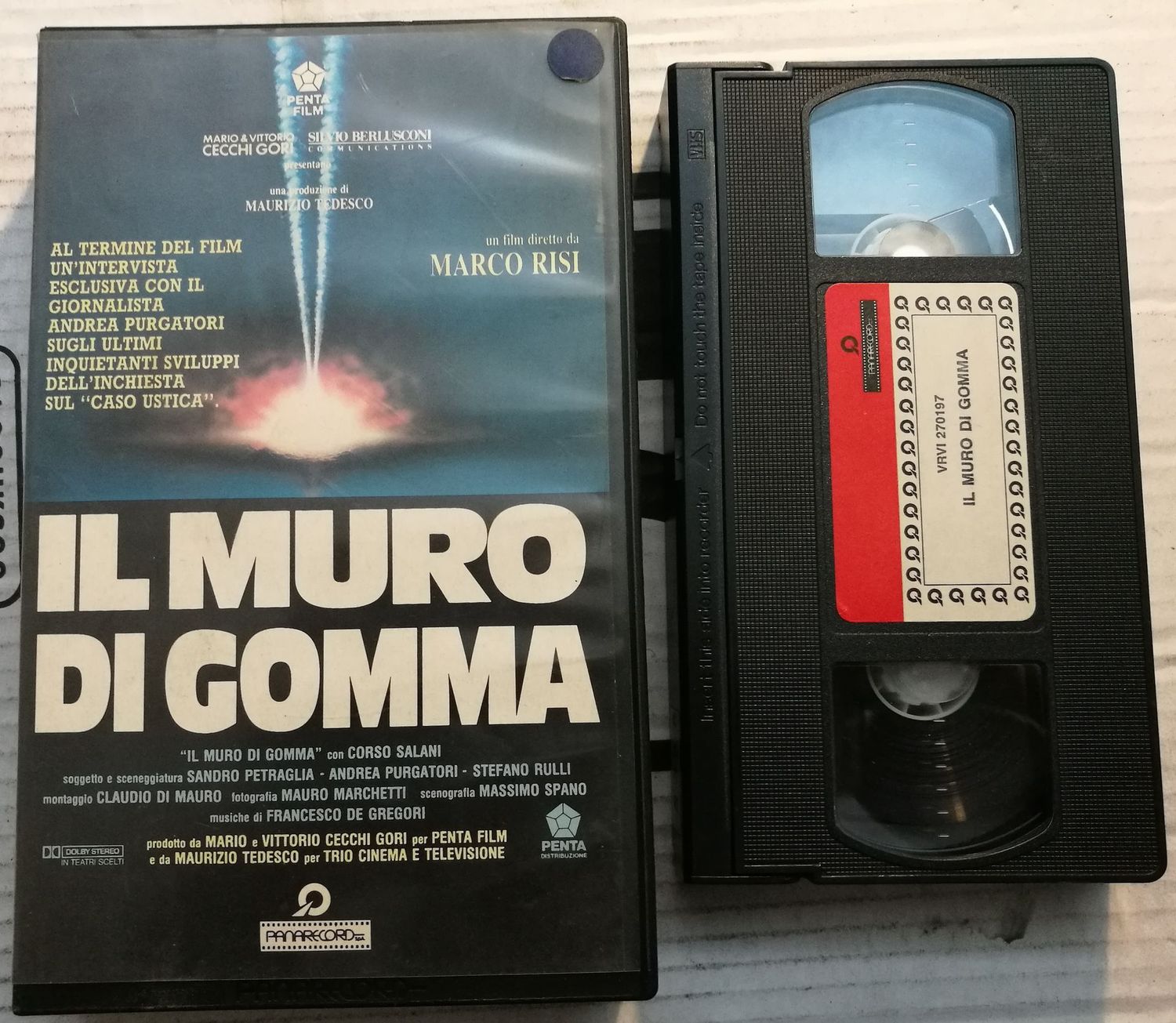 TeknoFilm - VHS – IL MURO DI GOMMA di Marco Risi (1991) - RCS