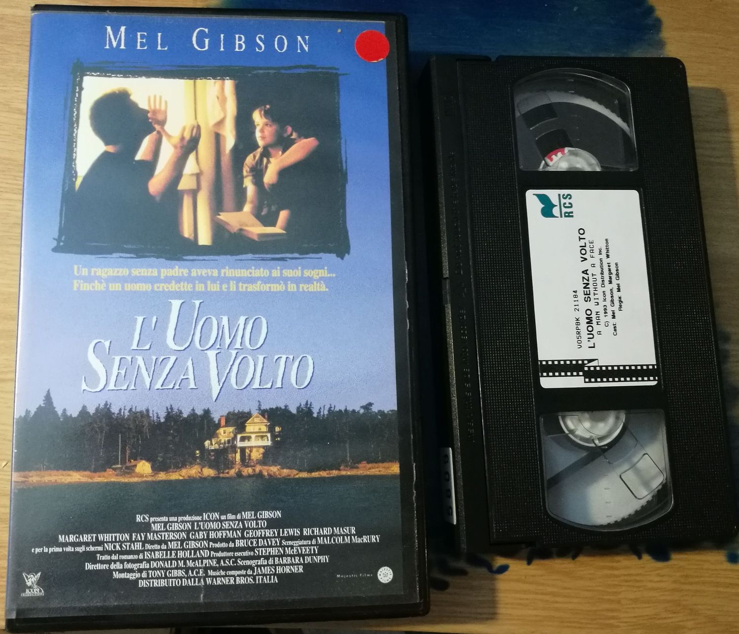 TeknoFilm - VHS – L'UOMO SENZA VOLTO di Mel Gibson (1993) - RCS TeknoFilm - VHS – L'UOMO SENZA VOLTO di Mel Gibson (1993) - RCS