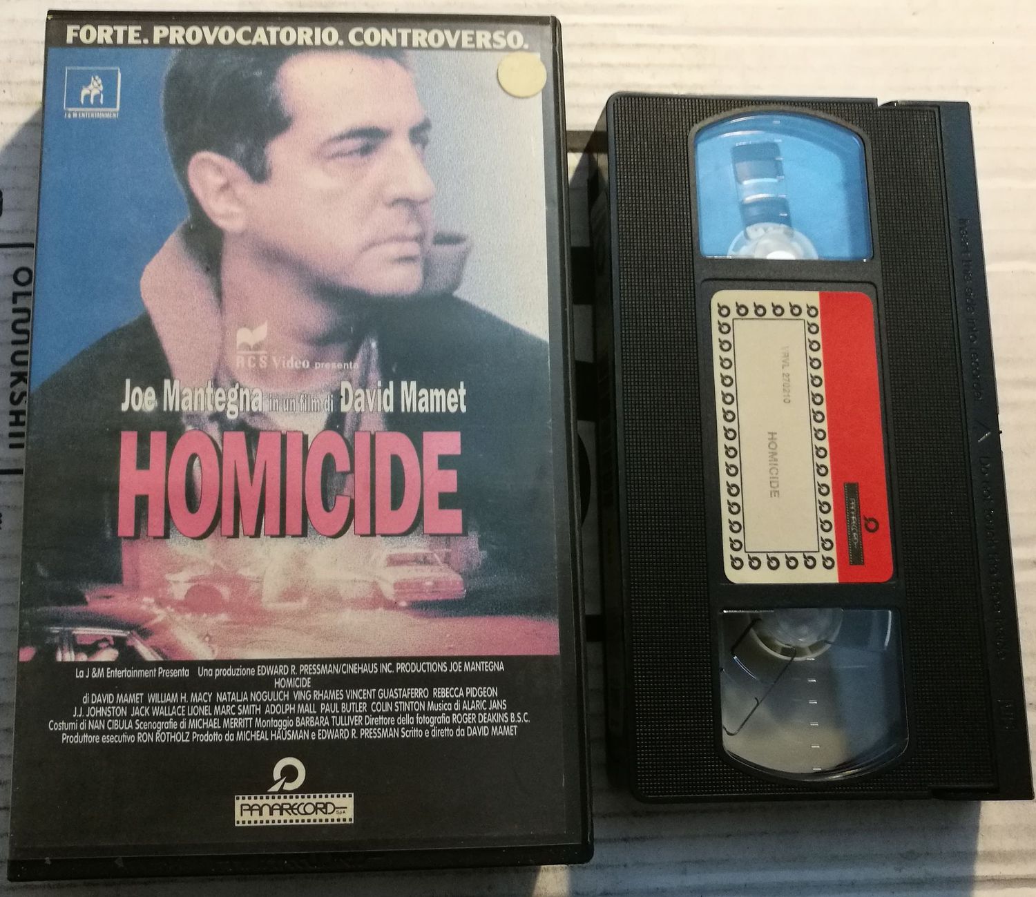 TeknoFilm - VHS – HOMICIDE di David Mamet (1991) - RCS TeknoFilm - VHS – HOMICIDE di David Mamet (1991) - RCS