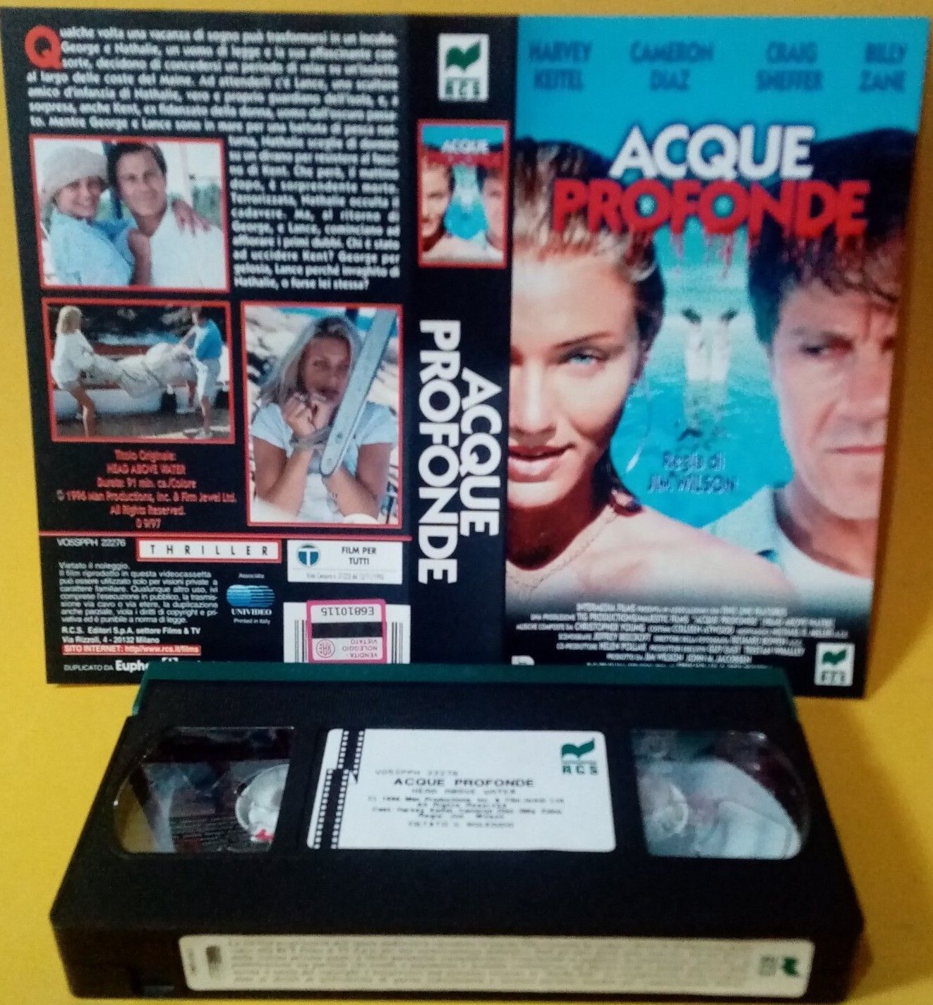 TeknoFilm - VHS – ACQUE PROFONDE di Jim Wilson (1996) - RCS TeknoFilm - VHS – ACQUE PROFONDE di Jim Wilson (1996) - RCS