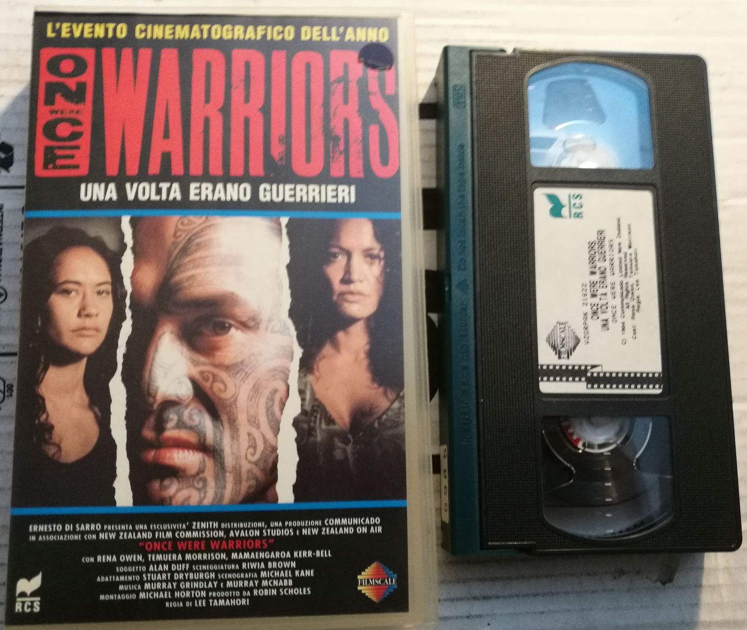 TeknoFilm - VHS – ONCE WERE WARRIORS di Lee Tamahori (1994) - RCS TeknoFilm - VHS – ONCE WERE WARRIORS di Lee Tamahori (1994) - RCS