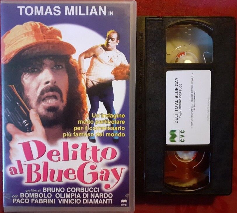 TeknoFilm - VHS – DELITTO AL BLUE GAY di Bruno Corbucci (1984) - CVC TeknoFilm - VHS – DELITTO AL BLUE GAY di Bruno Corbucci (1984) - CVC