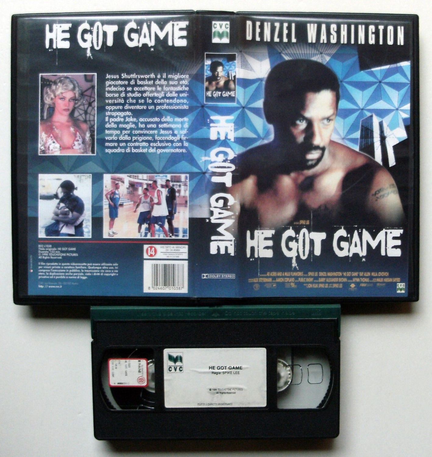 TeknoFilm - VHS – HE GOT GAME di Spike Lee (1998) - CVC TeknoFilm - VHS – HE GOT GAME di Spike Lee (1998) - CVC