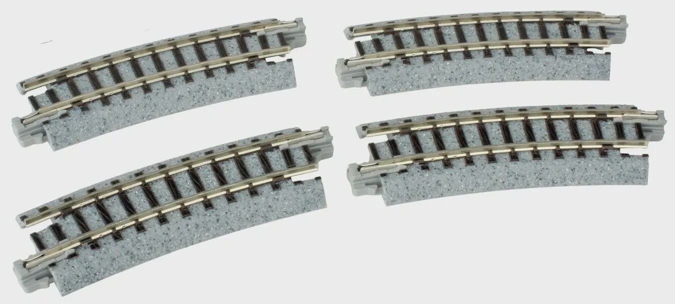 Kato N 20-101 Curved Track (9 3/4&quot; Radius)