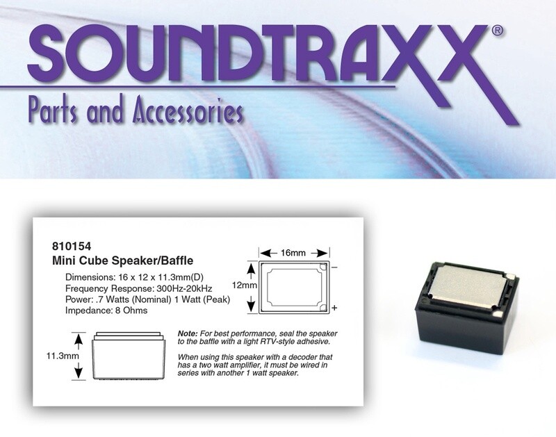 SoundTraxx 810154 Mini Cube Speaker