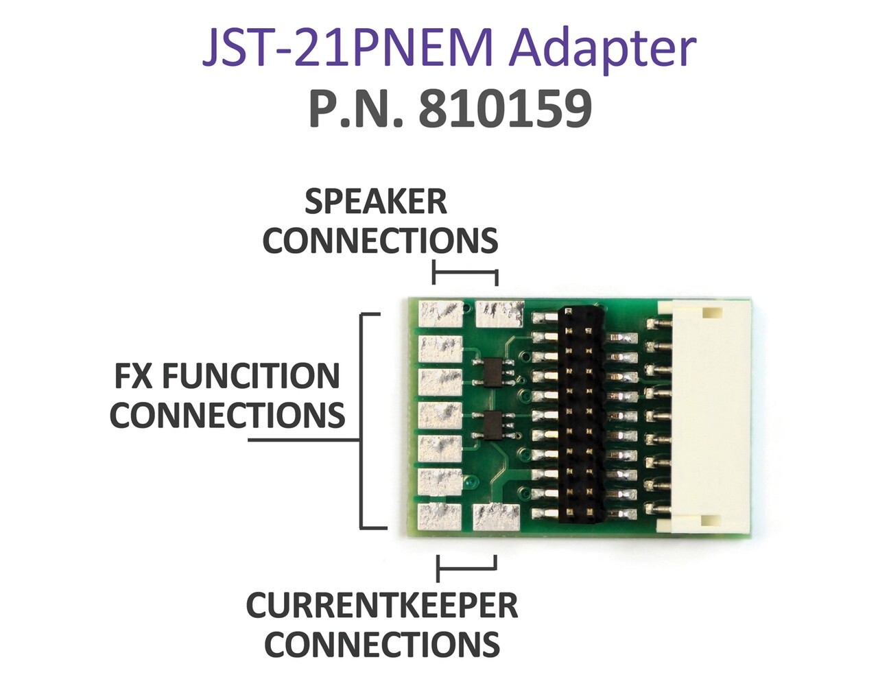 SoundTraxx JST-21 PNEM Adapter