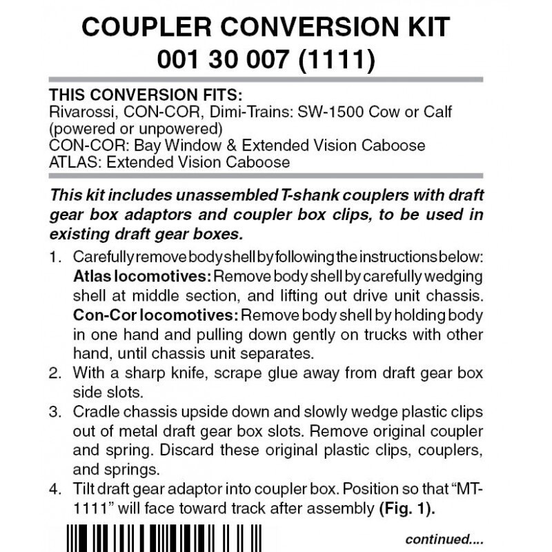 Micro-Trains 1111 Coupler Conversion Kit