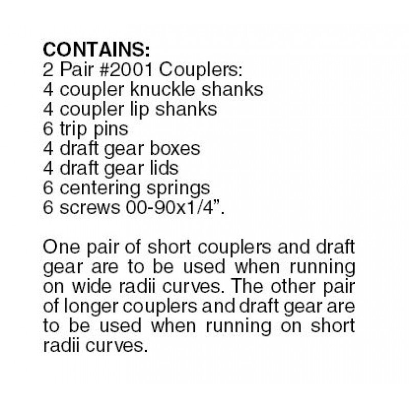 Micro-Trains 2001 Coupler Conversion Kit
