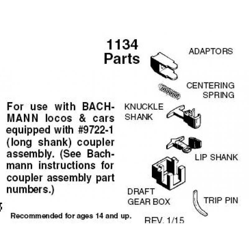 Micro-Trains 1134 Locomotive Coupler Conversion Kit