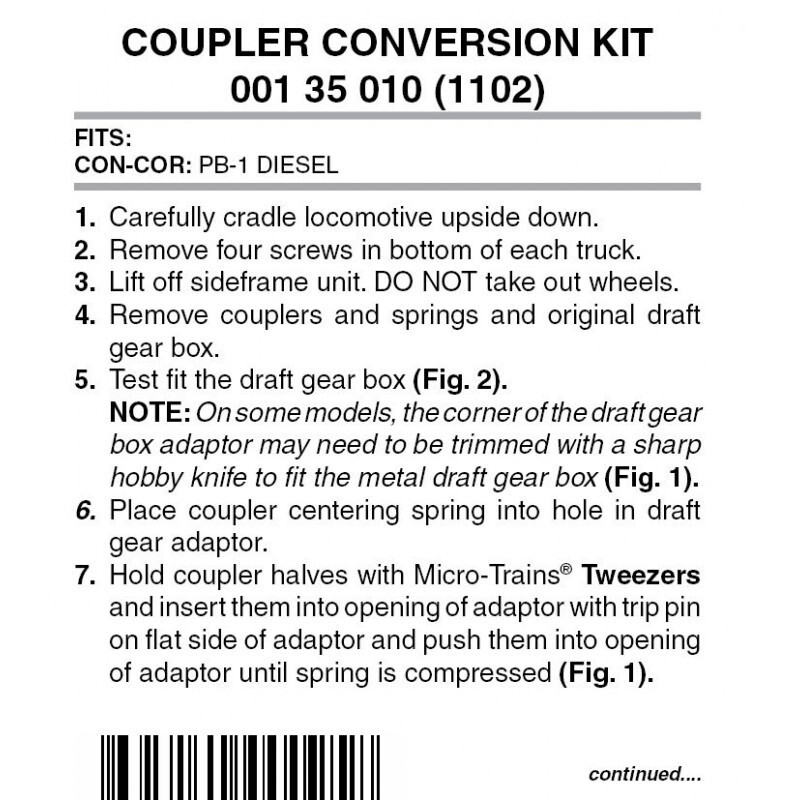 MicroTrains 1102 Coupler Conversion Kit