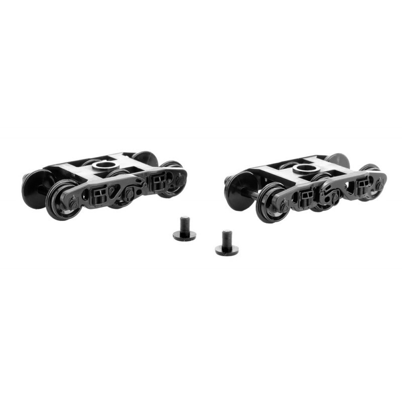 Micro-Trains 1180 Buckeye Roller Bearing 6-Wheel Truck w/o Couplers