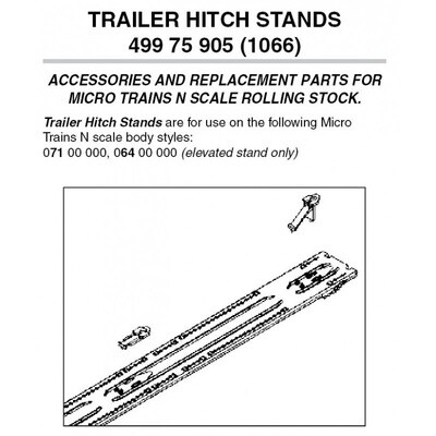 Micro-Trains 1066 N Trailer Hitch Stands