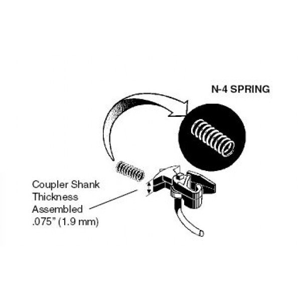 Micro-Trains N-4 Centering Springs