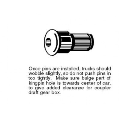 Micro-Trains 1086 N Standard Truck Bolster Pins