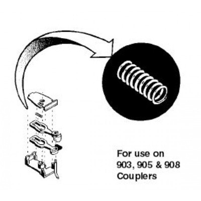 Micro-Trains 915 Coupler Centering Spring