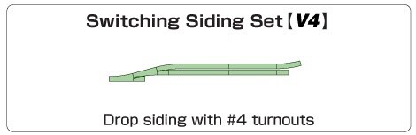 Kato N 20-863 V4 Switching Siding Set