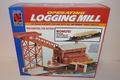 Life-Like 8201 HO Scale Logging Mill Kit