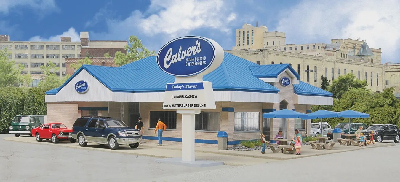 Walthers 933-3486 HO Culver's Restaurant Kit