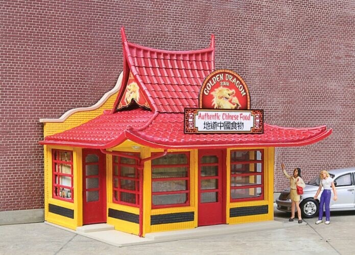 Walthers HO 933-3780 Golden Dragon Chinese Takeout kit