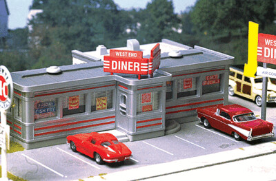 City Classics HO 197-110 Classic American Diner in Miniature Kit