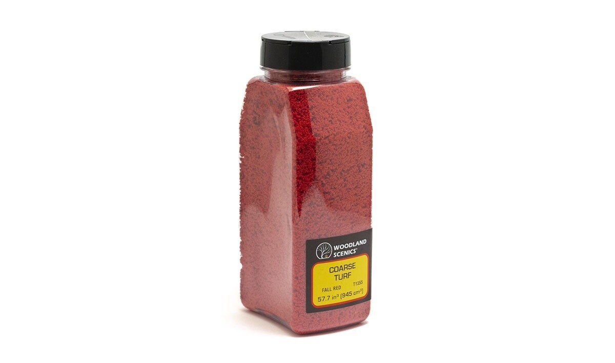Woodland T1355 Coarse Turf &quot;Fall Red&quot; Shaker