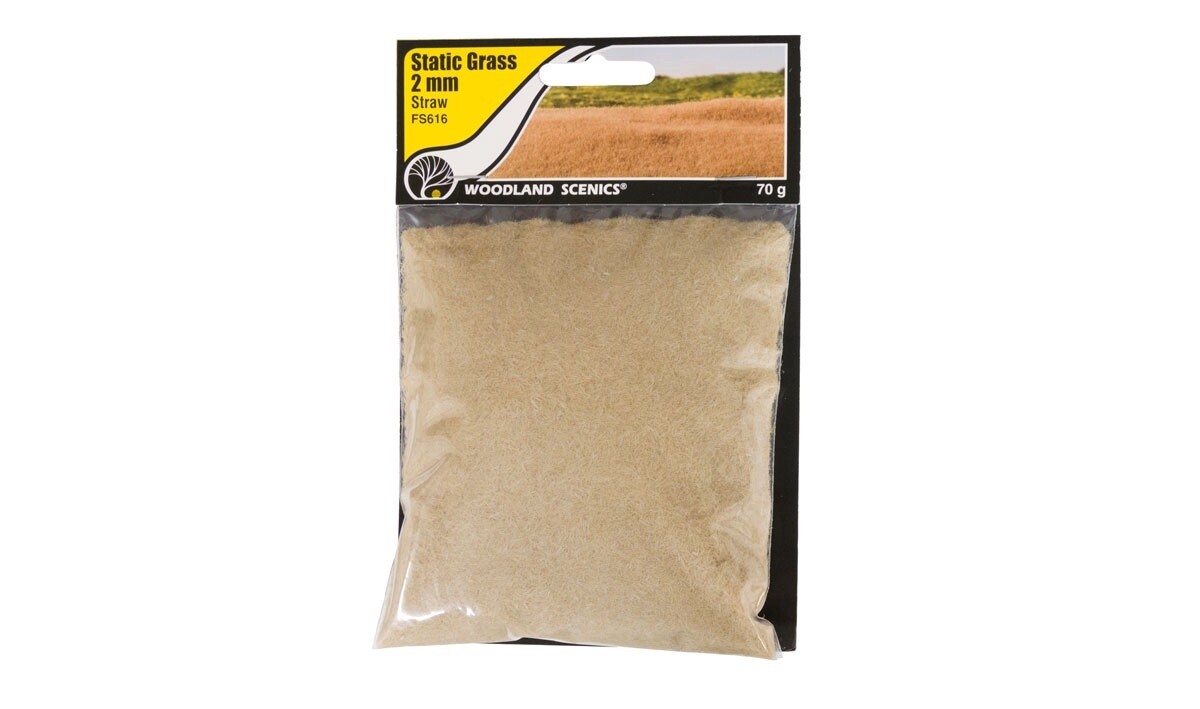 Woodland Scenics FS624 Static Grass 7mm &quot;Straw&quot;