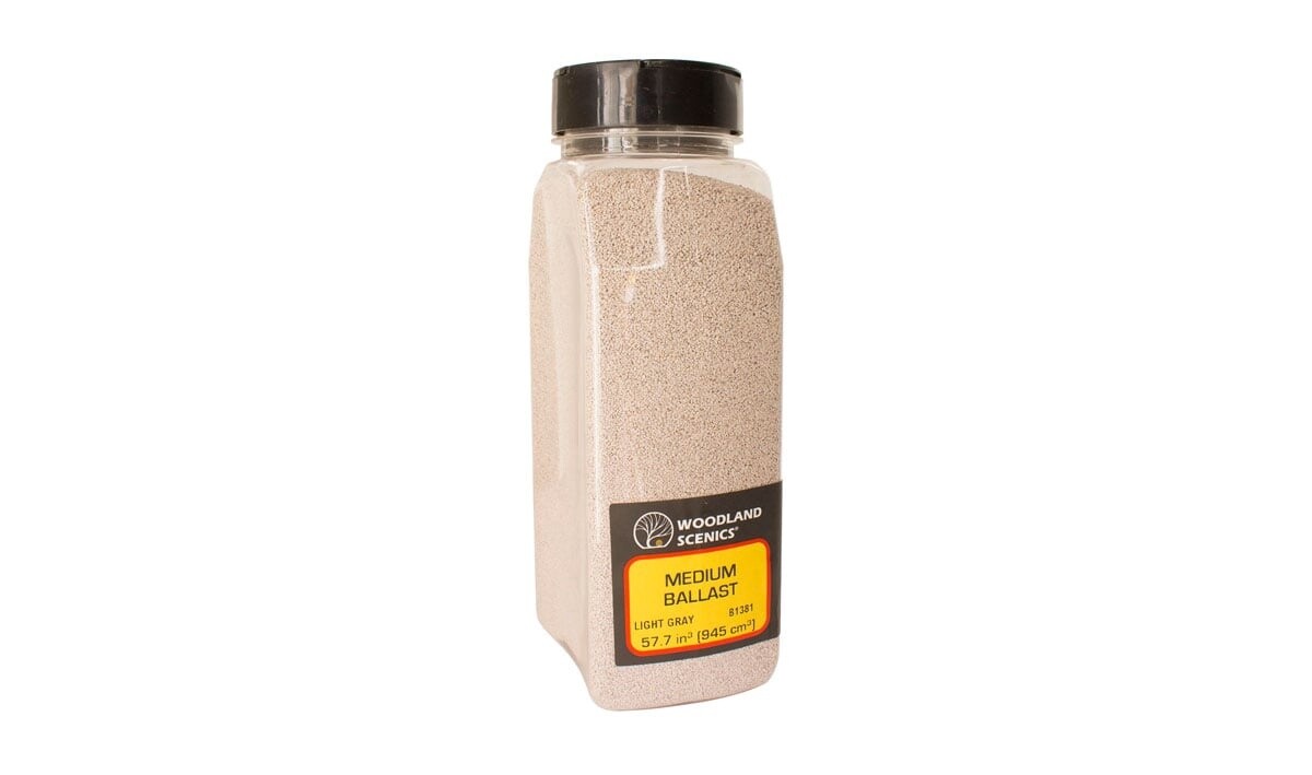 Woodland Scenics B1381 Medium Ballast &quot;Light Gray&quot; Shaker