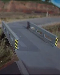 Osborn HO 1055 Concrete Bridge Railings Kit