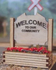 Osborn N 3021 Welcome Sign with Flower Box Kit
