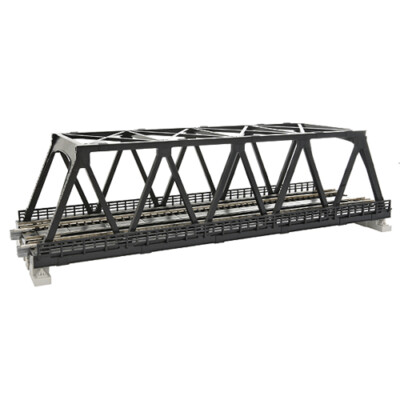 Kato N 20-438 Double Truss Bridge Black 9 3/4"