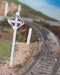 OSB N 3054 Railway Crossing Signs 5-Pack Kit