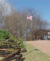 OSB N 3094 American Flag &amp; Pole 3-Pack Kit