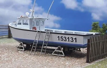 Osborn N 3124 Lower Hull for 3123 Lobster Boat Kit