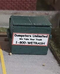 OSB N 3132 Garbage Dumpster 4-Pack Kit