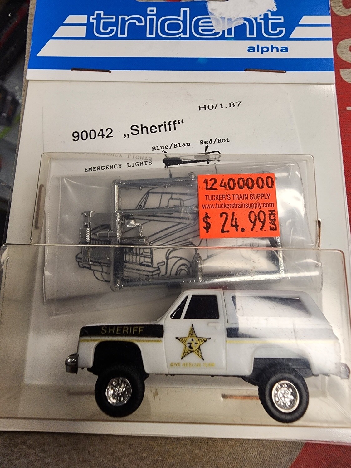Trident 90042 HO Sheriff Dive Rescue Team Blazer