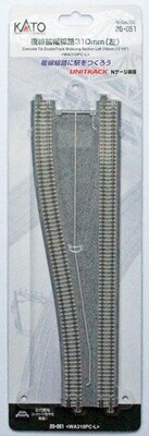 Kato N 20-051 Concrete Tie Double Track Widening Section Left 310mm (12 1/5")