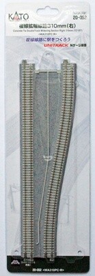 Kato N 20-052 Concrete Tie Double Track Widening Section Right 310mm (12 1/5")