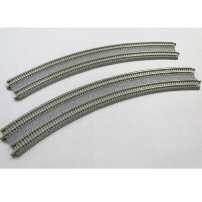 Kato N 20-185 Concrete Tie Double Track Superelevated Curve 480/447mm (18 7/8" - 17 5/8") 45 Degree